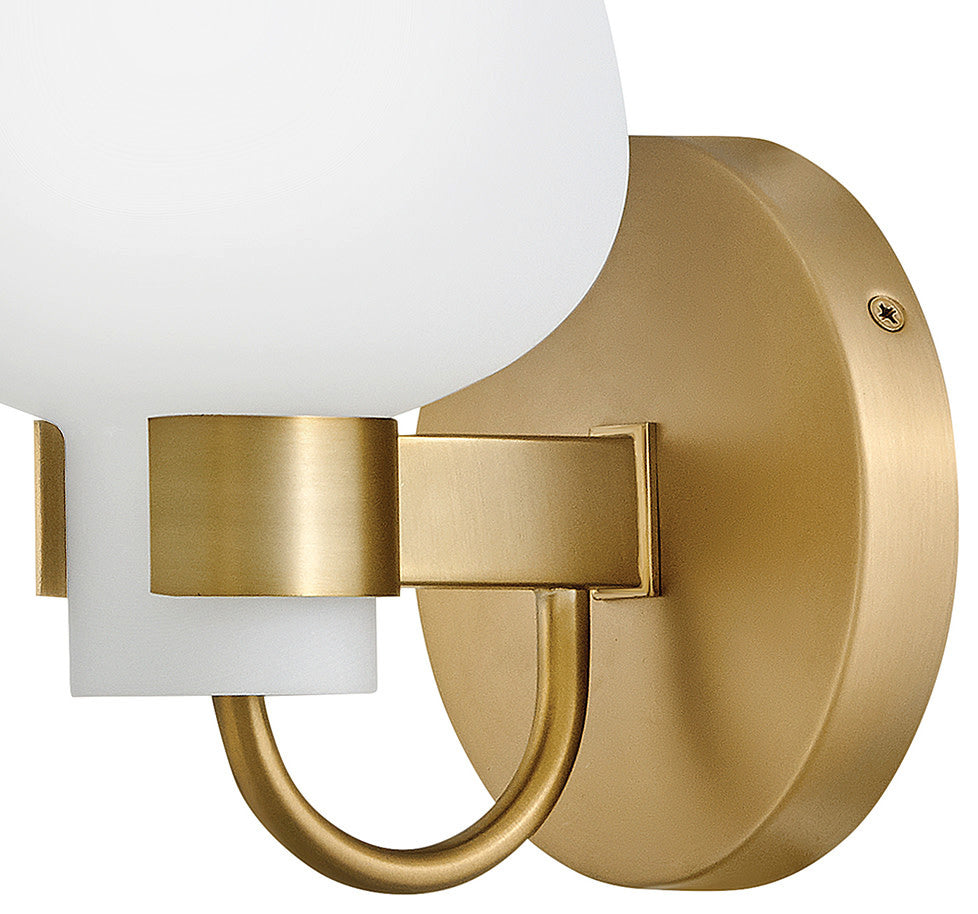 Hinkley Sylvie Small Sconce, Heritage Brass