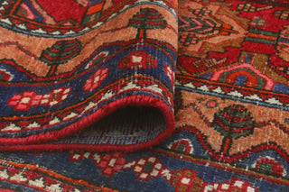 Fine Vintage Distressed Cynrik Red/Beige Rug, 5'1 x 6'11