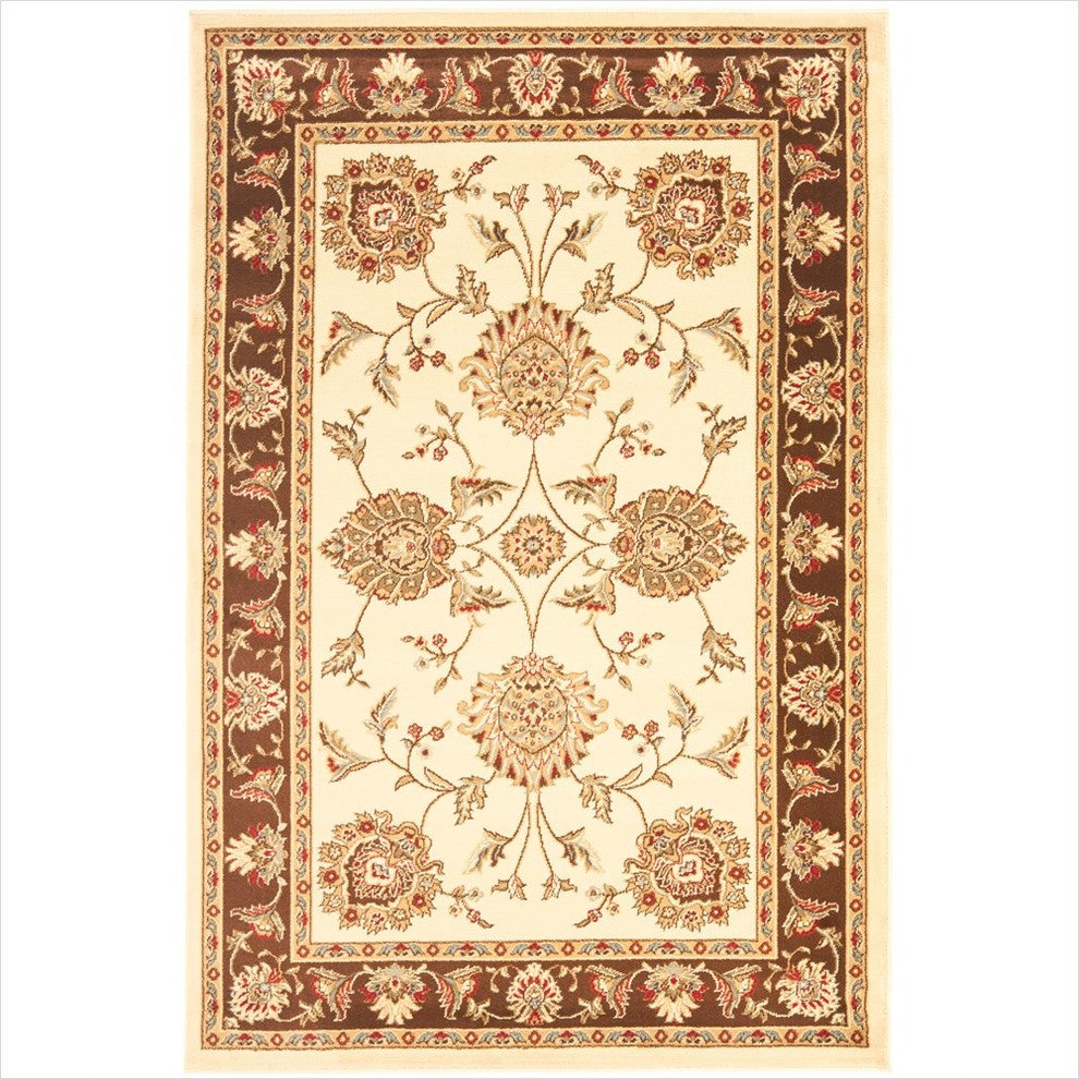 Lyndhurst Brown Area Rug LNH555-1225 - 5''3" x 7''6"