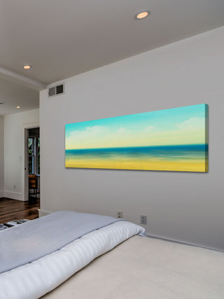 "Ocean Panoramic" Print on Canvas, 60"x20"