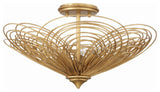 Doral 3-Light Ceiling Mount, Renaissance Gold