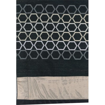 Safdie & Co. 7-piece Cavali Premium Microfiber Queen Comforter Set in Black