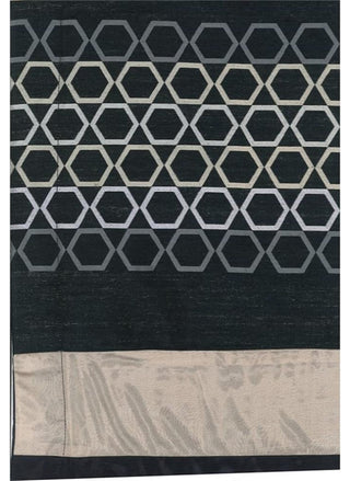 Safdie & Co. 7-piece Cavali Premium Microfiber Queen Comforter Set in Black