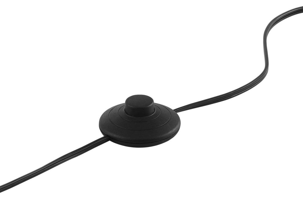 Silo Glass Globe Glass and Metal Floor Lamp, Satin Brass
