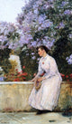 Frederick Childe Hassam In the Garden, 18"x27" Wall Decal Print