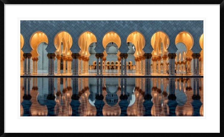"Reflections" Framed Digital Print by Stefan Schilbe, 44x27"
