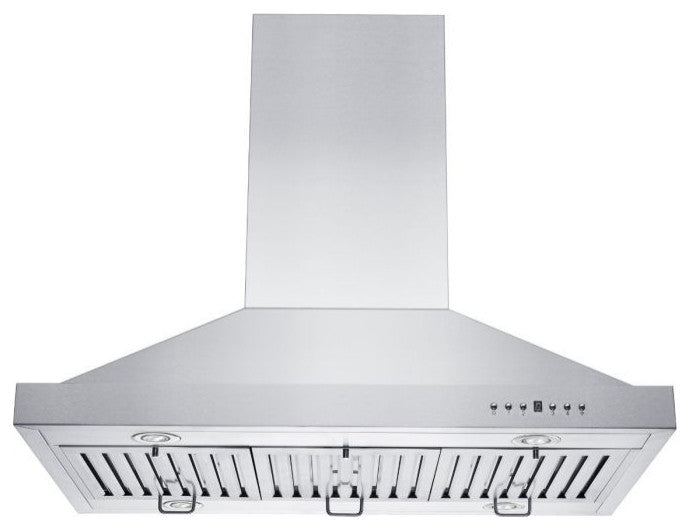 ZLINE 42" Ducted Island Mount Range Hood with Remote Blower in Stainless Steel
