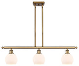 Innovations 516-3I-BB-G121-6-LED 3 Light Island Light, Brushed Brass
