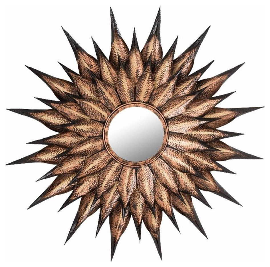 TOV Furniture Sunflower Antique Wall Mirror