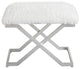 Uttermost Farran Silver Small Bench
