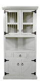 Farm House Corner Dinning Hutch/Buffet, Bright White