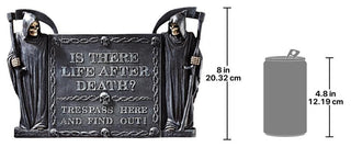 Design Toscano Life After Death No Trespassing Plaque