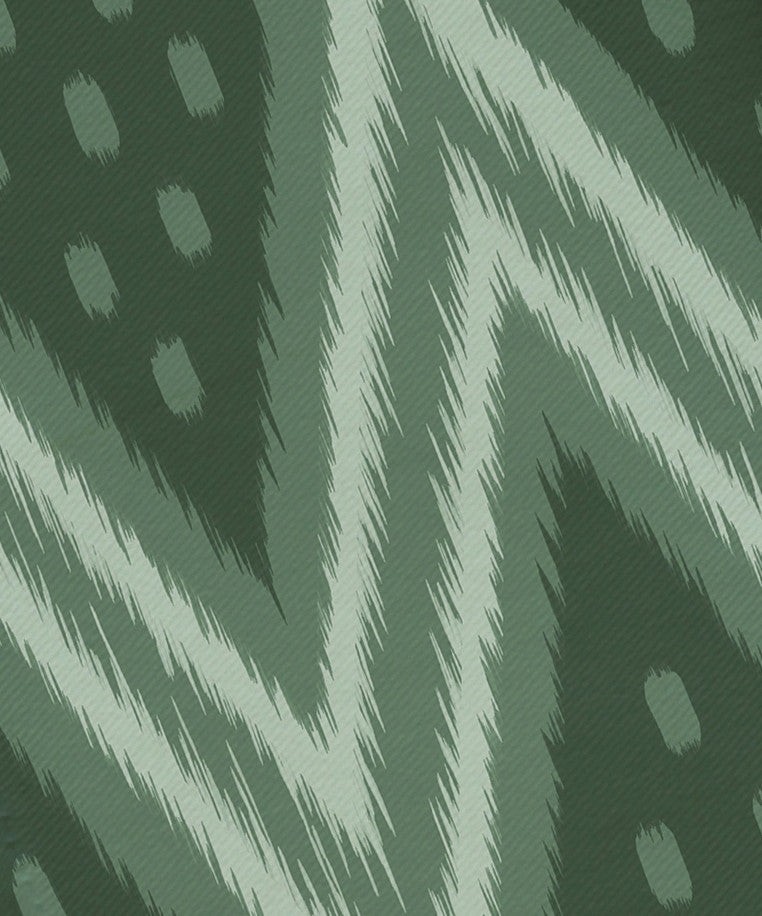 Ikat Diamond Dot Geometric Print Napkin, Herb Green, Set of 4