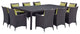 Espresso Peridot Convene 11-Piece Outdoor Patio Dining Set