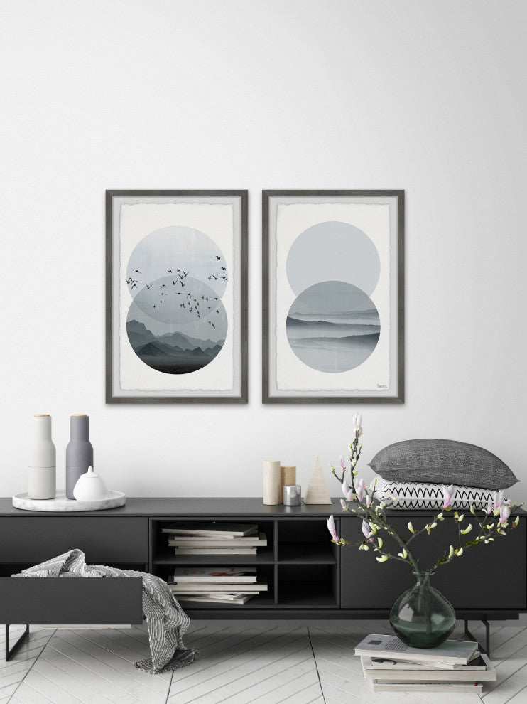 Twilight Paradise Diptych, 24"x18"