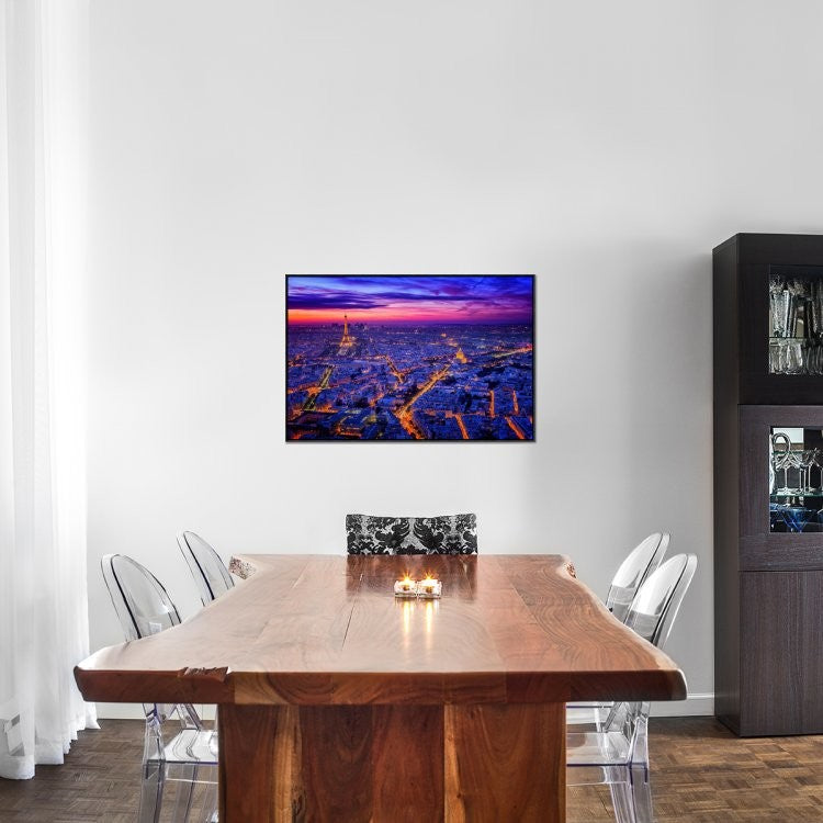"Paris I" Framed Canvas Giclee by Juan Pablo De, 37x25"