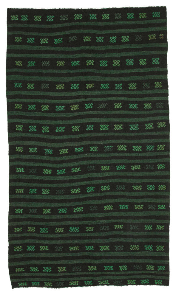 Rug N Carpet - Handwoven Anatolian 6' 0'' x 10' 6'' Rustic Wool Kilim Rug