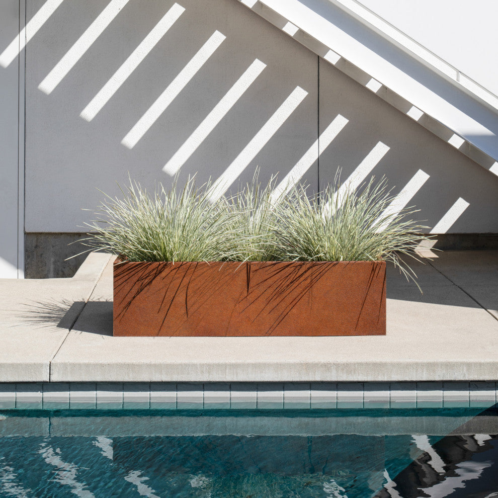 Corten Series Garden Bed Planter, 24"