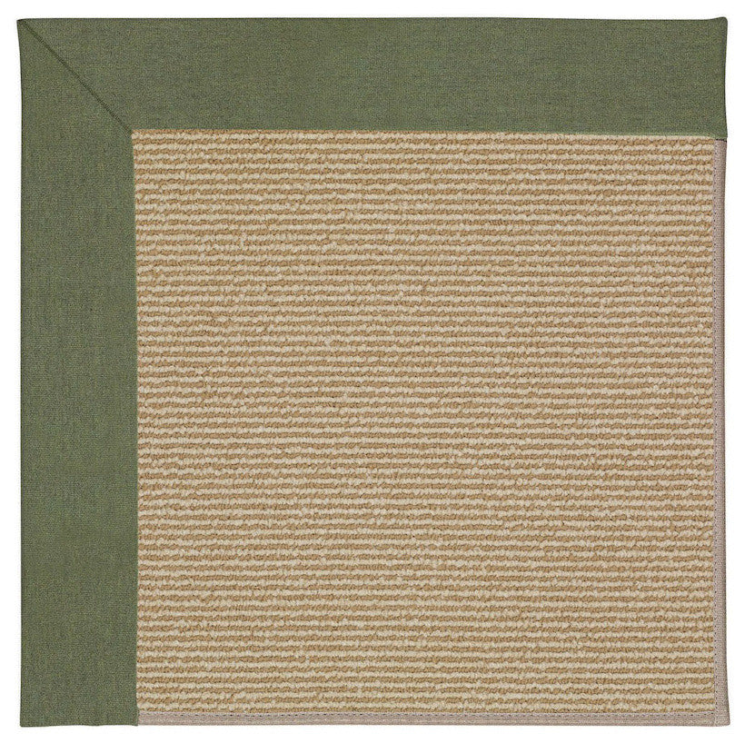 Zoe-Sisal Machine Tufted Rectangle Rug, Plant Green, 2'x3'