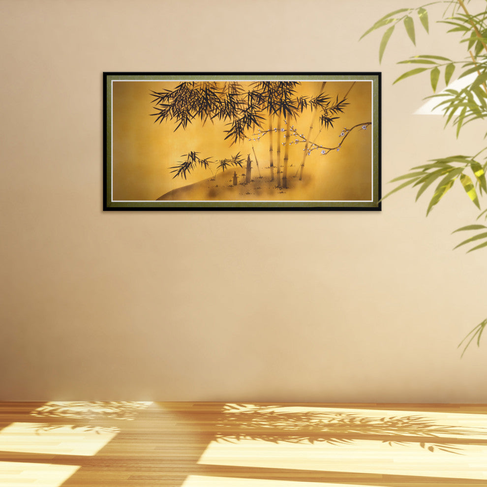 Bamboo Tree Canvas Wall Art