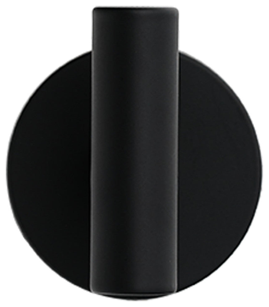 Elizabeth J-Hook Robe Hook in Matte Black (Set of 2)