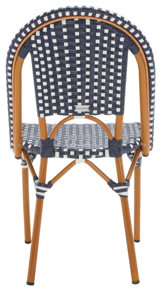 Safavieh California Side Chair, Navy / White