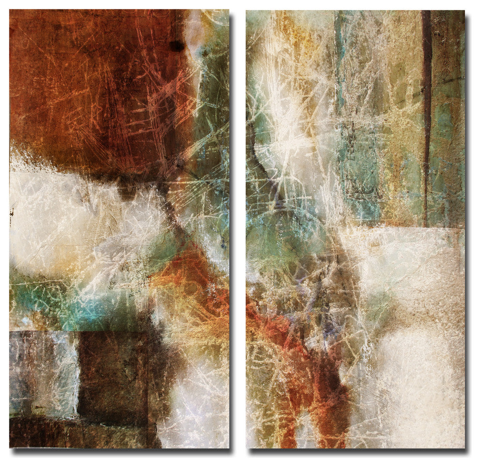 Abstract 2-Piece Canvas Wall Art
