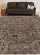 5" X8" X 0.5" Gray Wool Area Rug