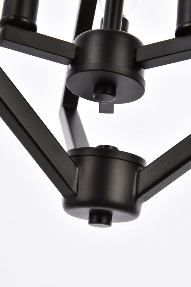 Isla 3-Light Pendant, Black
