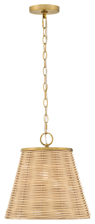 Lark Brynn Medium Pendant, Lacquered Brass