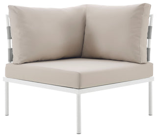 Harmony Outdoor Patio Aluminum Corner Sofa
