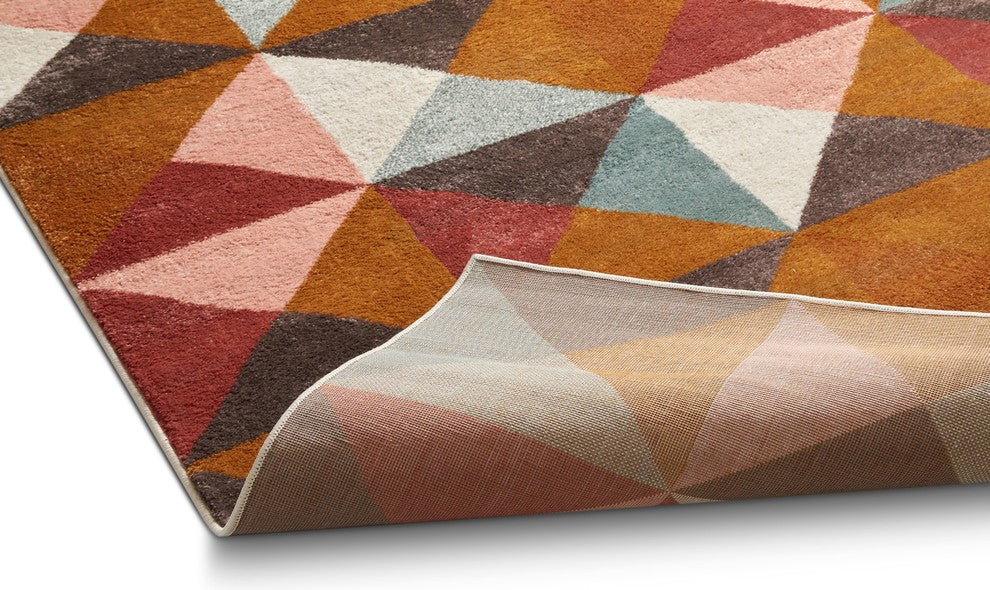 Well Woven Vettore Lexington Modern Geometric Triangles Multi Area Rug