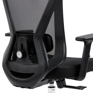 Techni Mobili Truly Ergonomic Mesh Office Chair with Headrest, Black