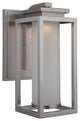 Stainless Steel LED Wall Lantern from the Vailridge Collection