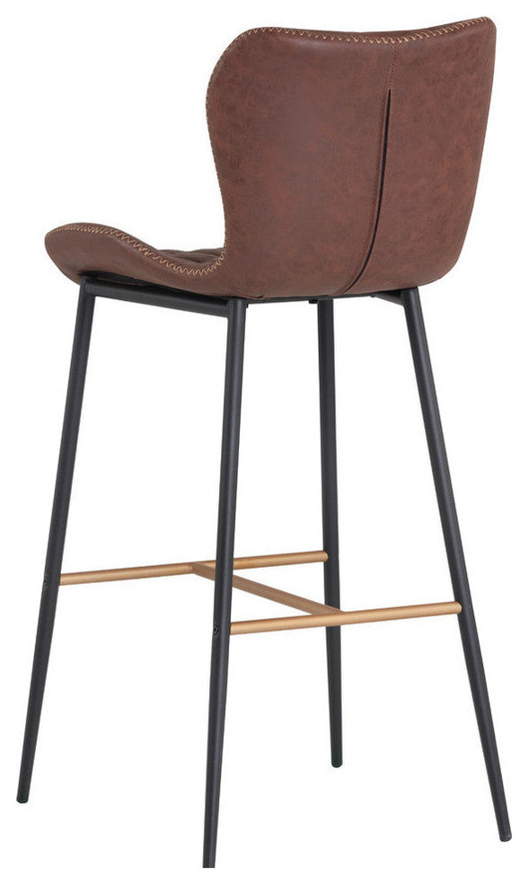 Lyla Counter Stool, Antique Brown, Set of 2