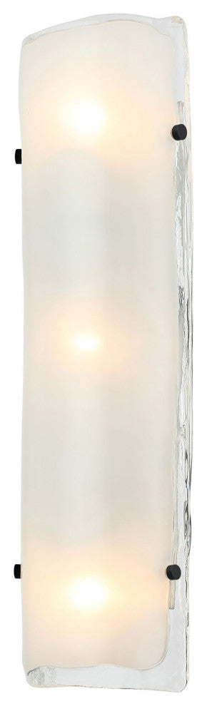 Fairchild 3-Lt  Sconce - Black/Polished Nickel/Satin Brass