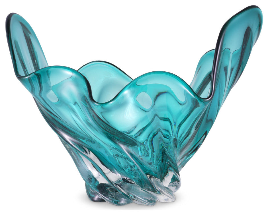 Turquoise Hand-Blown Bowl | Eichholtz Ace