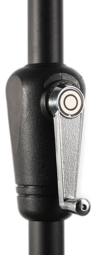 Pismo Dawn 9'x7' Rectangular Premium Push Tilt Market Umbrella, Black Frame, Nav