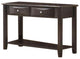 Benzara BM233172 Wooden Console Table With 2 Spacious Drawers, Brown
