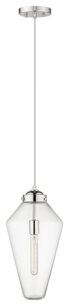 Ballina 1-Light Polished Nickel Mini-Pendant