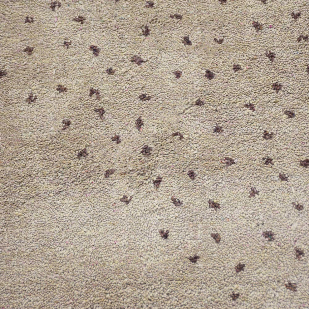 HAND KNOTTED LOOM SILK ECO-FRIENDLY AREA RUGS -6'x6',Square,Cream,Contemporary