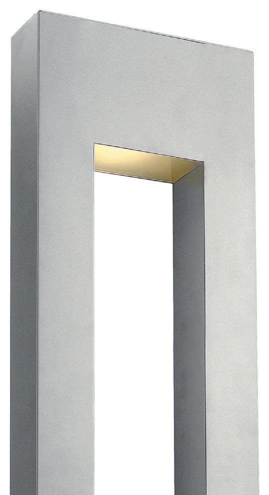 Hinkley Atlantis Extra Large Wall Mount Lantern, Titanium