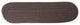 Rhody Rug Wearever Poly Stair Tread Rug, Brown Velvet, 8"X28"