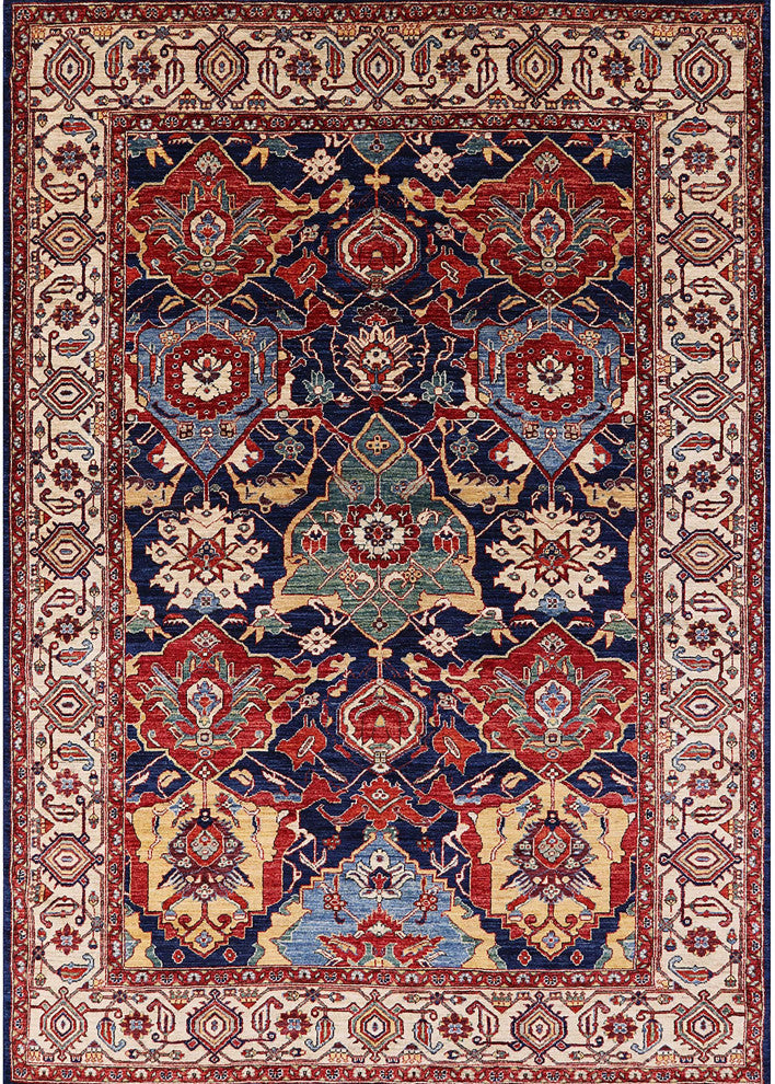 Ahgly Company Indoor Rectangle Mid-Century Modern Area Rugs, 7' x 10'
