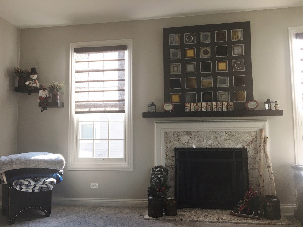 Rustic Floating Mountable Wood Shelf 3" Thick x 7" Deep, Pine, Mocha, 54"