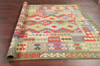 Kilim Southwestern Turkish Carpet Traditional Hand-Woven Area Rug, 9'8"x6'5