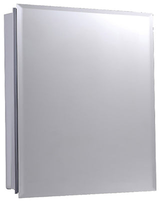 Euroline Medicine Cabinet, 18"x24", Beveled Edge, Surface Mounted