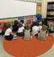 Kids Crazy Carpet Home School Area Rugs, People Pet Friendly, 12 Colors, Tropica