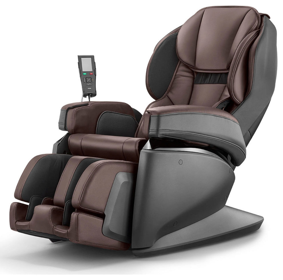 JP1100 - Luxury 4D Massage Chair | Zero Gravity Recline | Air Compression, Brown