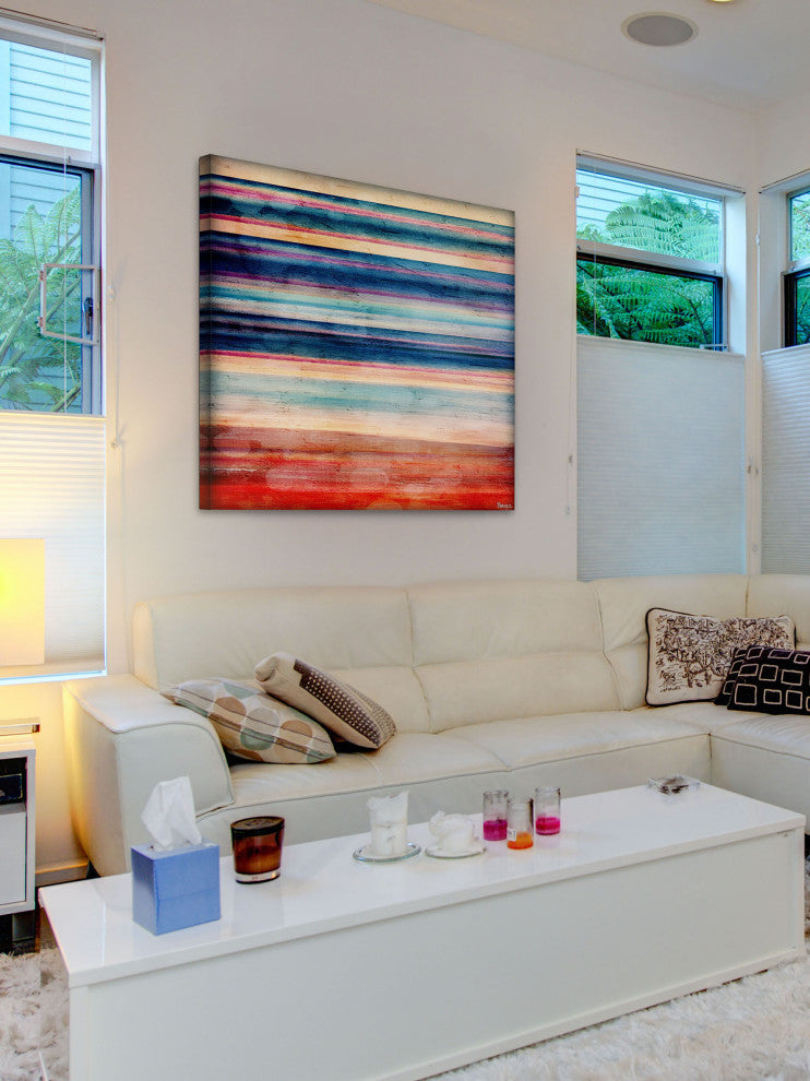 "Saranda" Print on Canvas, 40"x40"